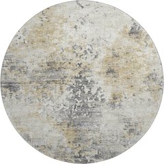 Premium Machine Washable Mayfield  Moody 8' x 8' Round Rug
