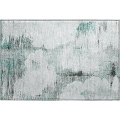 Premium Machine Washable Mayfield AMF710 Teal 1'8" x 2'6" Rug