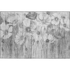 Premium Machine Washable Mayfield AMF712 Gray 1'8" x 2'6" Rug