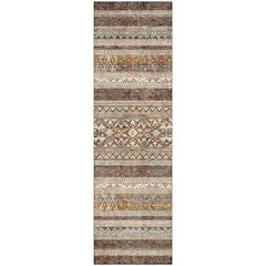 Premium Machine Washable Mayfield AMF714 Chocolate 2'3" x 7'6" Runner Rug
