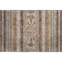 Premium Machine Washable Mayfield AMF714 Chocolate 1'8" x 2'6" Rug