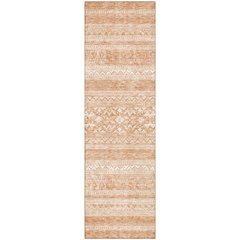 Premium Machine Washable Mayfield AMF714 Copper 2'3" x 7'6" Runner Rug
