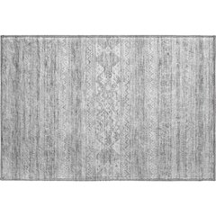 Premium Machine Washable Mayfield AMF714 Silver 1'8" x 2'6" Rug