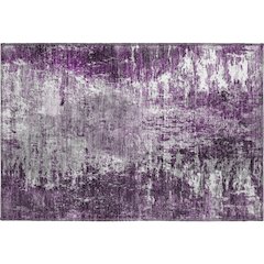 Premium Machine Washable Mayfield AMF718 Eggplant 1'8" x 2'6" Rug