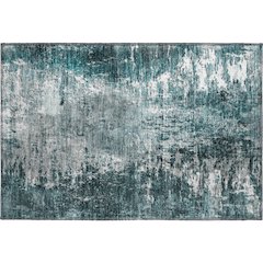 Premium Machine Washable Mayfield AMF718 Teal 1'8" x 2'6" Rug