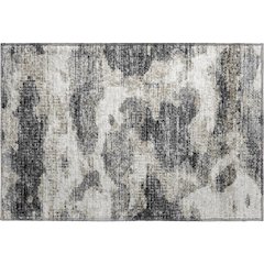 Premium Machine Washable Mayfield  Black 1'8" x 2'6" Rug