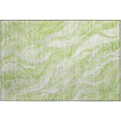 Premium Machine Washable Mayfield AMF720 Aloe 1'8" x 2'6" Rug