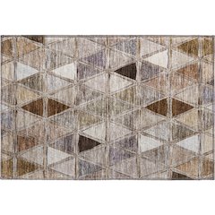 Premium Machine Washable Mayfield AMF722 Brown 1'8" x 2'6" Rug
