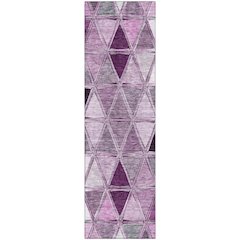 Premium Machine Washable Mayfield AMF722 Merlot 2'3" x 7'6" Runner Rug
