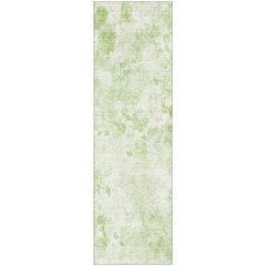 Premium Machine Washable Mayfield AMF724 Aloe 2'3" x 7'6" Runner Rug