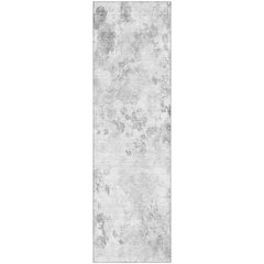 Premium Machine Washable Mayfield AMF724 Gray 2'3" x 7'6" Runner Rug