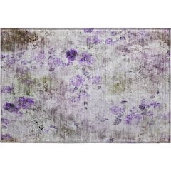 Premium Machine Washable Mayfield AMF724 Purple 1'8" x 2'6" Rug