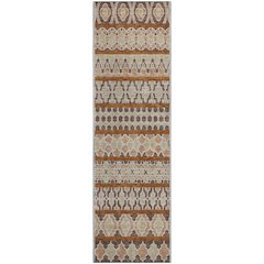 Premium Machine Washable Mayfield AMF726 Chocolate 2'3" x 7'6" Runner Rug