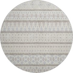 Premium Machine Washable Mayfield AMF726 Ivory 8' x 8' Round Rug