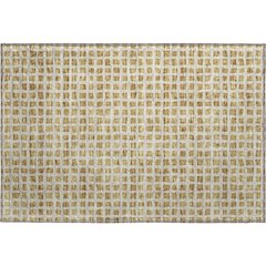 Premium Machine Washable Mayfield AMF727 Gold 1'8" x 2'6" Rug