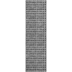 Premium Machine Washable Mayfield AMF727 Graphite 2'3" x 7'6" Runner Rug