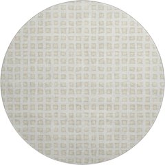 Premium Machine Washable Mayfield AMF727 Ivory 8' x 8' Round Rug