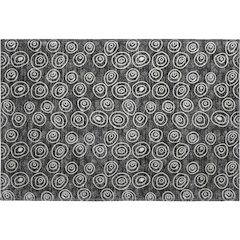 Premium Machine Washable Mayfield AMF728 Black 1'8" x 2'6" Rug