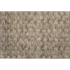 Premium Machine Washable Mayfield AMF728 Brown 1'8" x 2'6" Rug