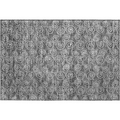 Premium Machine Washable Mayfield AMF728 Gray 1'8" x 2'6" Rug