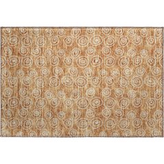 Premium Machine Washable Mayfield AMF728 Terracotta 1'8" x 2'6" Rug