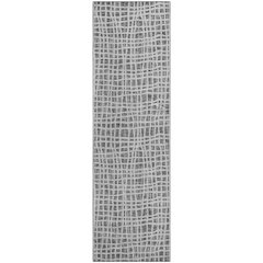 Premium Machine Washable Mayfield AMF729 Gray 2'3" x 7'6" Runner Rug
