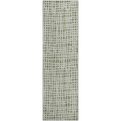 Premium Machine Washable Mayfield AMF729 Green 2'3" x 7'6" Runner Rug