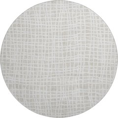 Premium Machine Washable Mayfield AMF729 Ivory 8' x 8' Round Rug