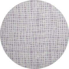Premium Machine Washable Mayfield AMF729 Lilac 8' x 8' Round Rug
