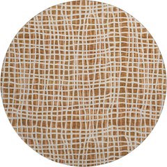 Premium Machine Washable Mayfield AMF729 Paprika 8' x 8' Round Rug