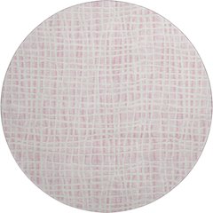 Premium Machine Washable Mayfield AMF729 Pink 8' x 8' Round Rug