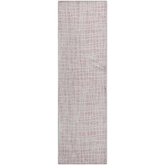 Premium Machine Washable Mayfield AMF729 Pink 2'3" x 7'6" Runner Rug