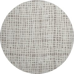 Premium Machine Washable Mayfield AMF729 Taupe 8' x 8' Round Rug