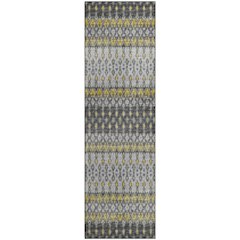 Premium Machine Washable Mayfield  Gray 2'3" x 7'6" Runner Rug