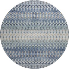 Premium Machine Washable Mayfield  Seaglass 8' x 8' Round Rug