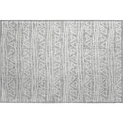 Premium Machine Washable Mayfield AMF730 Gray 1'8" x 2'6" Rug
