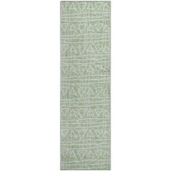 Premium Machine Washable Mayfield AMF730 Mint 2'3" x 7'6" Runner Rug