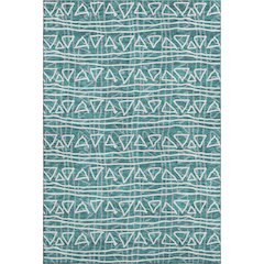 Premium Machine Washable Mayfield AMF730 Teal 2'6" x 3'10" Rug