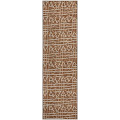 Premium Machine Washable Mayfield AMF730 Terracotta 2'3" x 7'6" Runner Rug