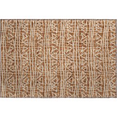 Premium Machine Washable Mayfield AMF730 Terracotta 1'8" x 2'6" Rug