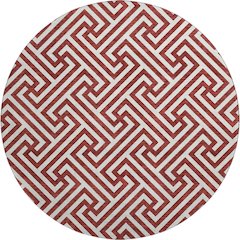 Premium Machine Washable Mayfield AMF731 Merlot 8' x 8' Round Rug