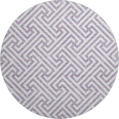 Premium Machine Washable Mayfield AMF731 Purple 8' x 8' Round Rug