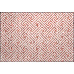 Premium Machine Washable Mayfield AMF731 Salmon 1'8" x 2'6" Rug