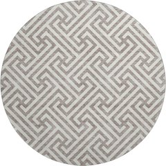 Premium Machine Washable Mayfield AMF731 Taupe 8' x 8' Round Rug