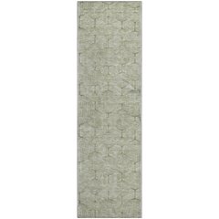 Premium Machine Washable Mayfield AMF732 Aloe 2'3" x 7'6" Runner Rug