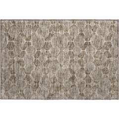Premium Machine Washable Mayfield AMF732 Chocolate 1'8" x 2'6" Rug