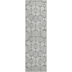 Premium Machine Washable Mayfield AMF732 Graphite 2'3" x 7'6" Runner Rug