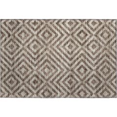 Premium Machine Washable Mayfield AMF733 Brown 1'8" x 2'6" Rug