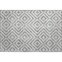 Premium Machine Washable Mayfield AMF733 Gray 1'8" x 2'6" Rug