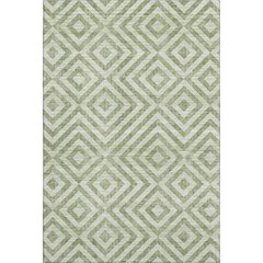 Premium Machine Washable Mayfield AMF733 Green 2'6" x 3'10" Rug